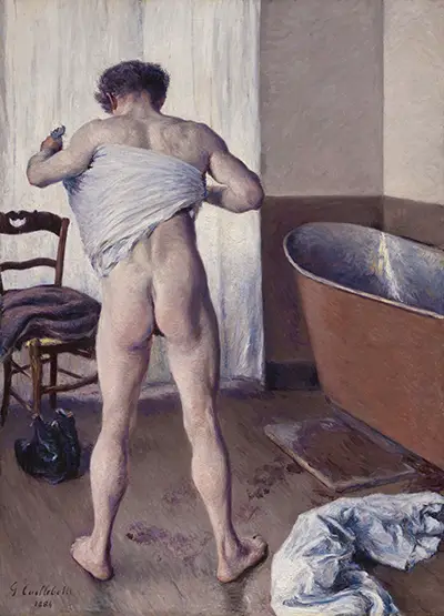 Man at his Bath Gustave Caillebotte